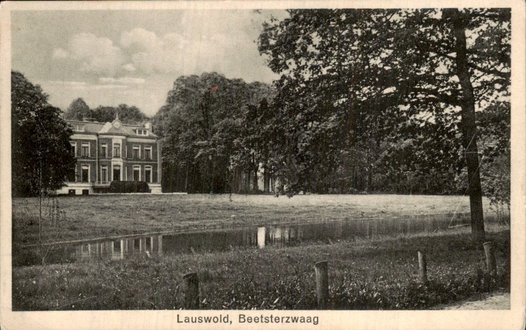 Beetsterzwaag - Lauswold - Huis, Ophalen of Verzenden, 1920 tot 1940, Gelopen, Friesland