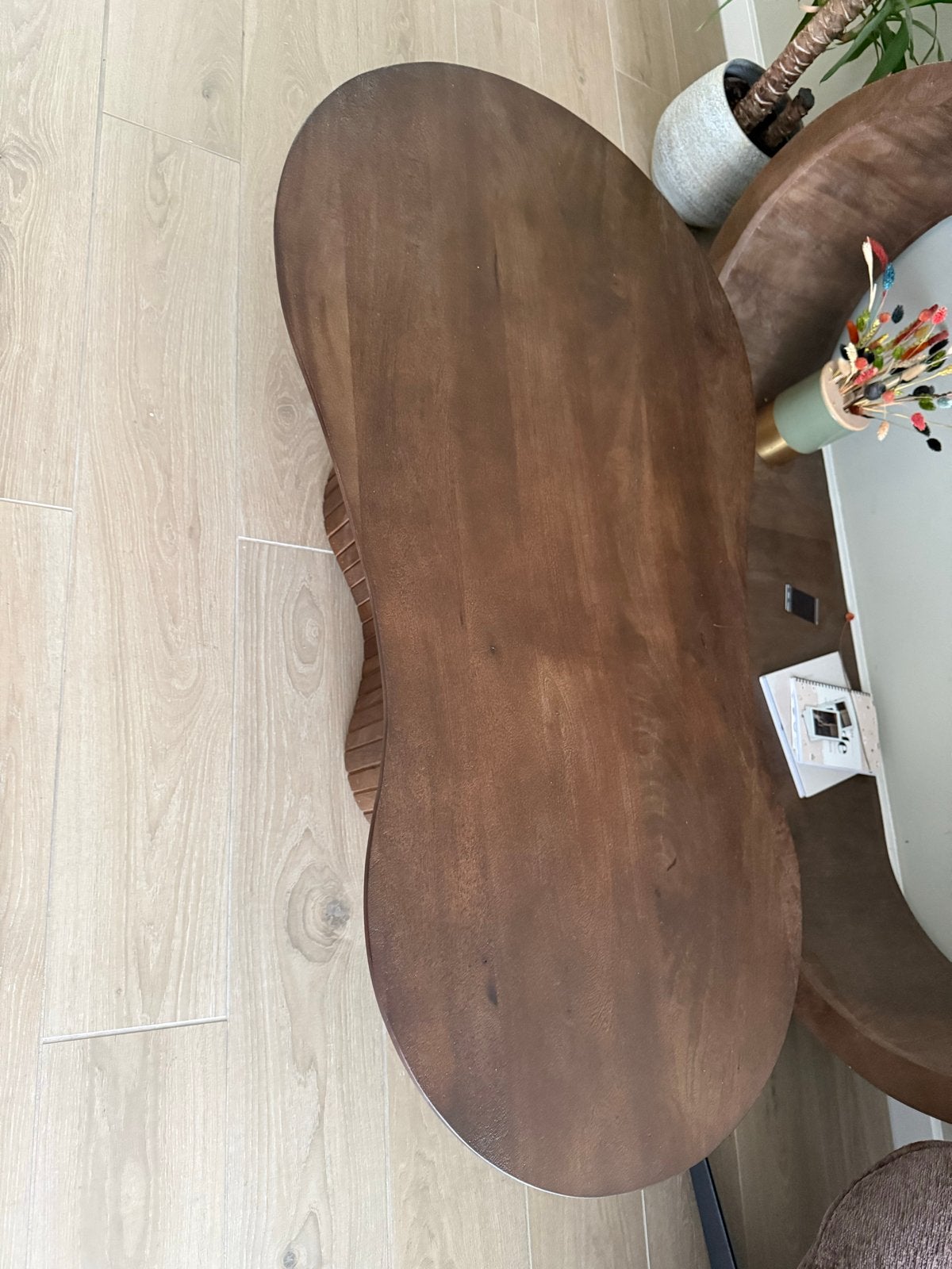 Eleonora Jordy Salontafel Organische Vorm, Ophalen, Gebruikt, 100 tot 150 cm, 50 tot 100 cm