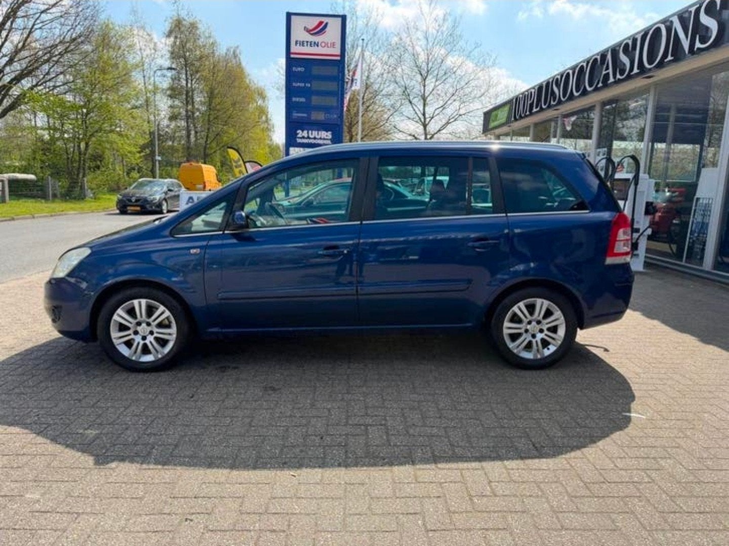 Opel Zafira 2.2 AUT 2008 Blauw, Auto's, 4 cilinders, Blauw, 7 stoelen, Origineel Nederlands