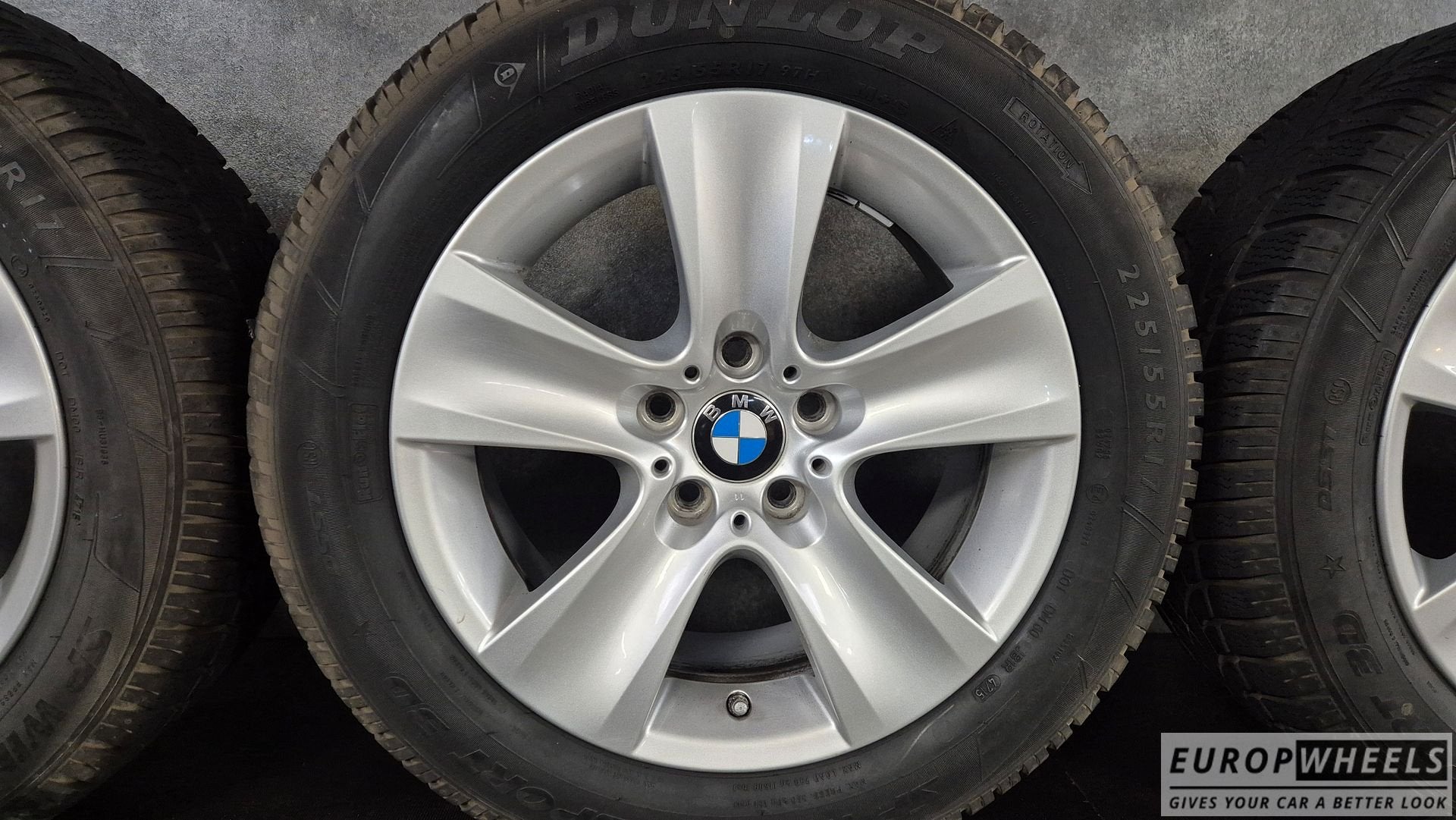 17 inch BMW F10 F11 5 serie GT F01 6 F07 Winterbanden 332, Gebruikt, -, -, Banden en Velgen