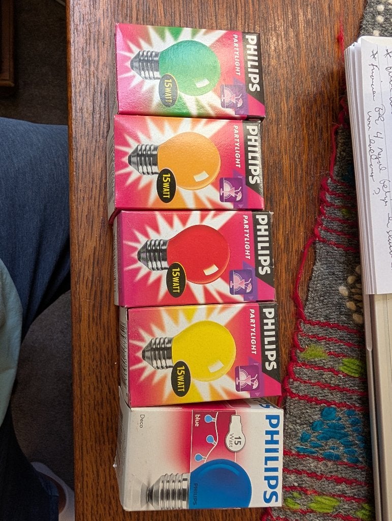 Philips gloeilamp 15 wat e27 gekleurd, Minder dan 30 watt, Gloeilamp, Nieuw, E27 (groot)