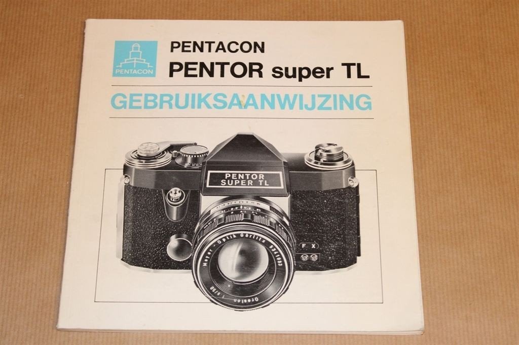 Oude gebruiksaanwijzing - Pentacon Pentor Super TL 1970, Verzamelen, Fotografica en Filmapparatuur, Ophalen of Verzenden, 1960 tot 1980