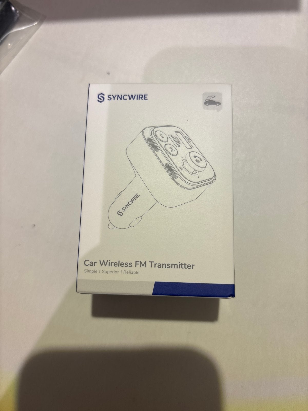 SYNCWIRE Auto Draadloze FM Zender - Nieuw in doos, Ophalen of Verzenden, Nieuw