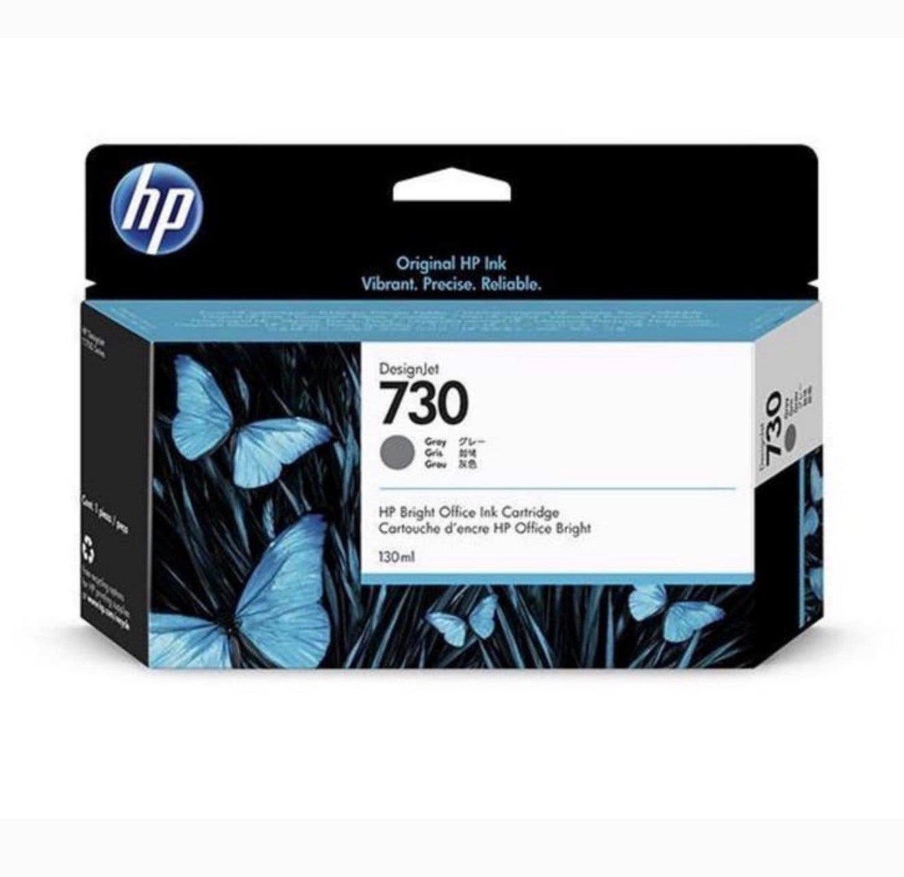HP 730 (P2V66A) inktcartridge grijs (origineel) gray grey, P, Cartridge, P, P