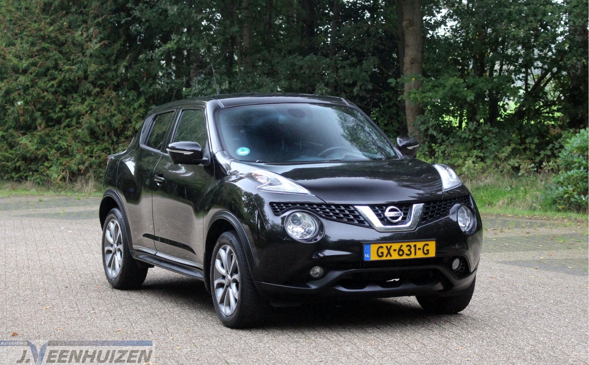Nissan Juke 1.2 DIG-T S/S Tekna | 2015 |⭐Navi |✨Pano |, Voorwielaandrijving, 116 pk, Zwart, Handgeschakeld