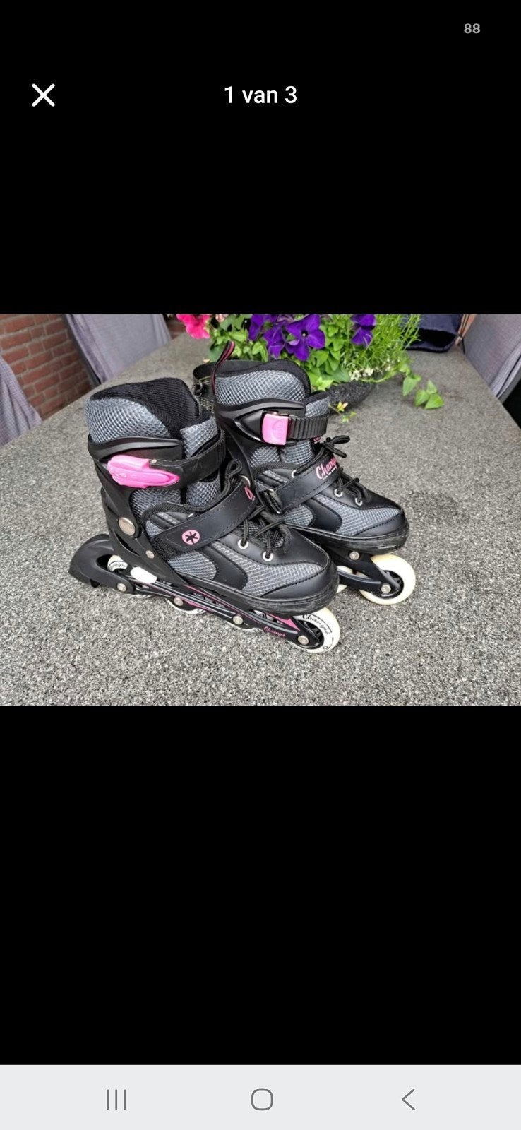 Verstelbare Champz skeelers maat 31-34, Kinderen, Inline skates 4 wielen, Ophalen, Overige merken