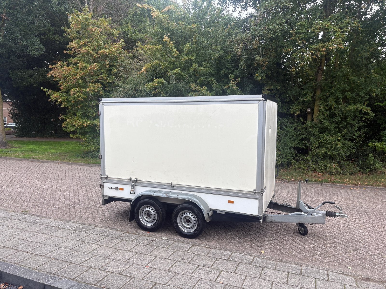Hapert gesloten aanhanger, Ophalen, Gebruikt