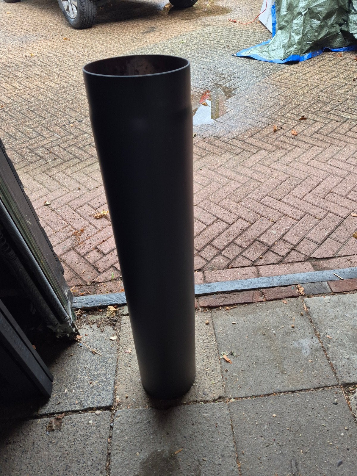 Ongebruikte hoogwaardige kachelpijp 80cm., Ophalen of Verzenden