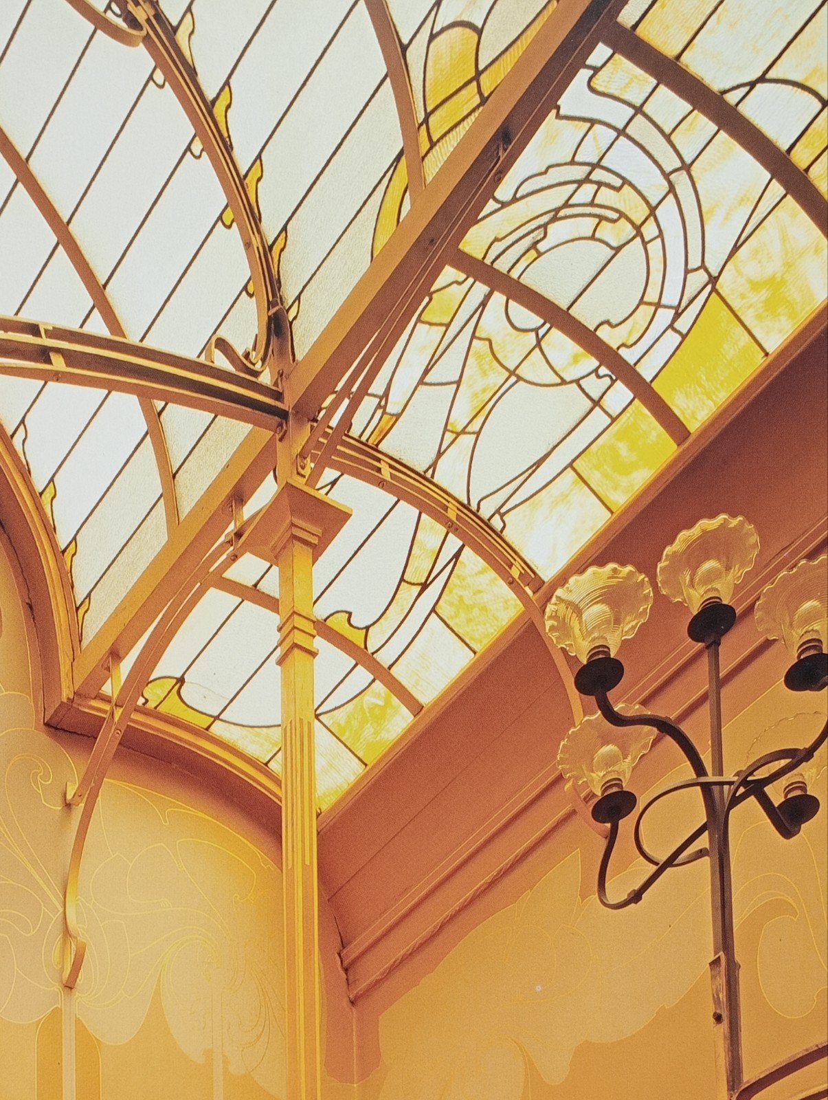 Victor Horta Art Nouveau fotoprint, Ophalen of Verzenden, Zo goed als nieuw, Film en Tv