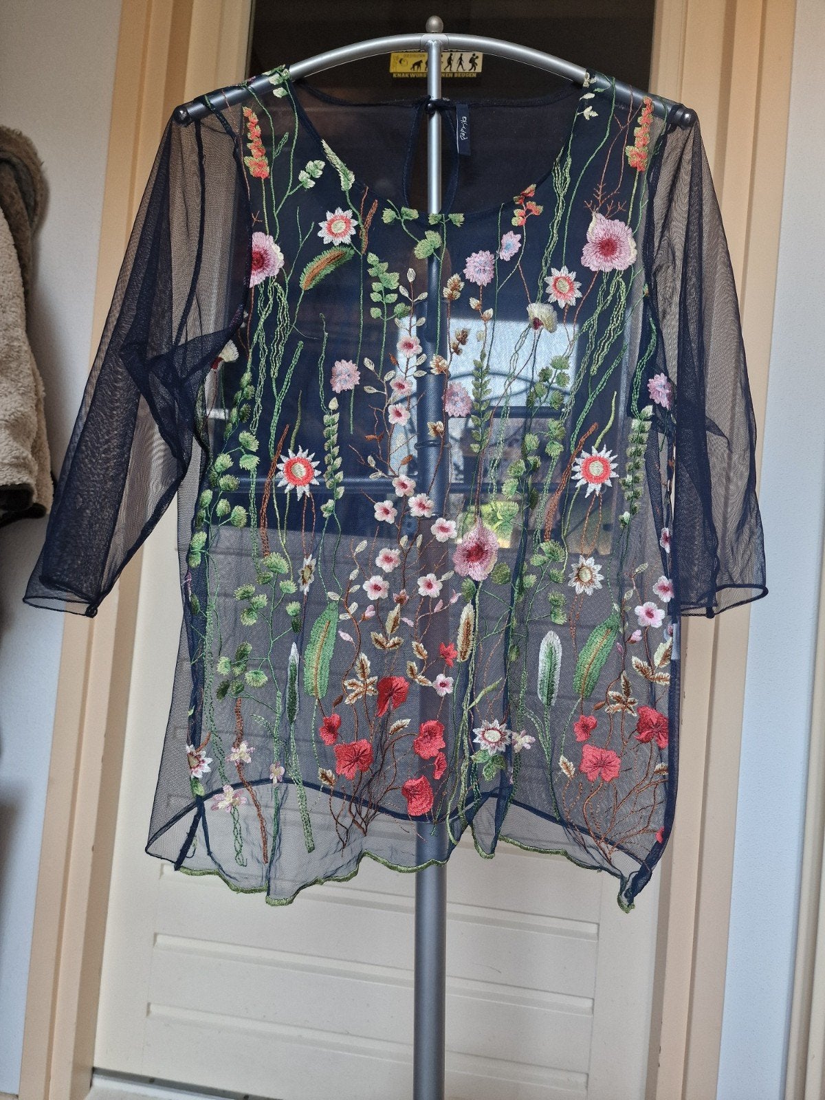 PRACHTIG shirt van PAPRIKA maat L, Ophalen of Verzenden, Zo goed als nieuw, Zwart, Shirt of Top