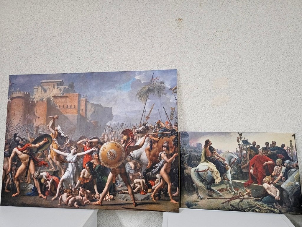 2 mooie canvassen voor €30,-, Ophalen, Zo goed als nieuw, 75 tot 100 cm, Minder dan 50 cm