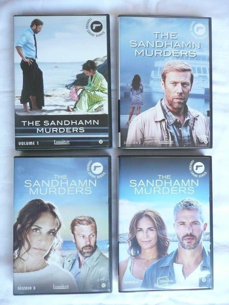 The Sandhamn murders, seizoen 1,2,3 en 4 ( 9 DVD's), Vanaf 12 jaar, Ophalen of Verzenden, Zo goed als nieuw, Detective en Krimi
