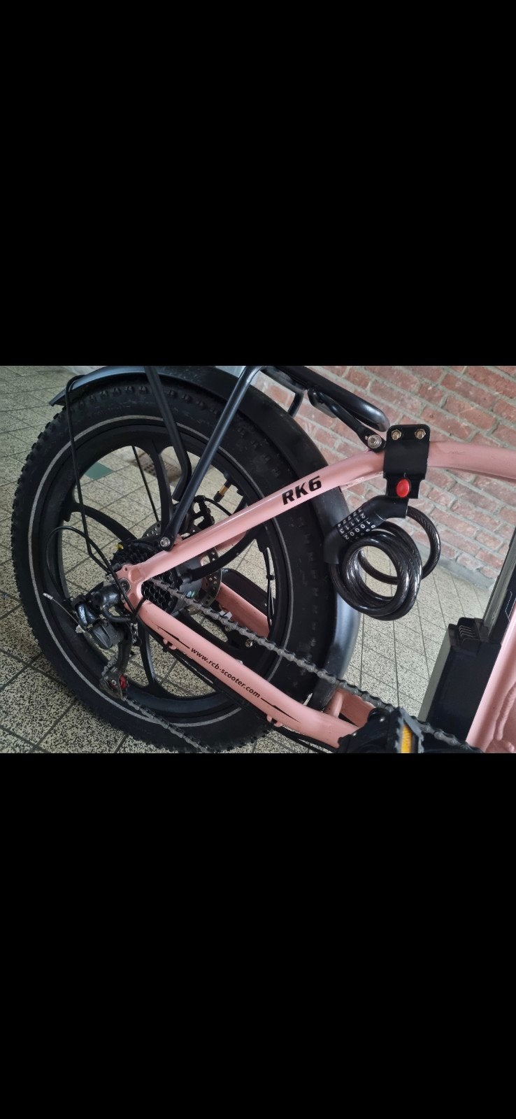 Roze elektrische ebike RCB RK6 opvouwbaar, Fietsen en Brommers, Minder dan 47 cm, Ophalen of Verzenden, Zo goed als nieuw, Overige merken