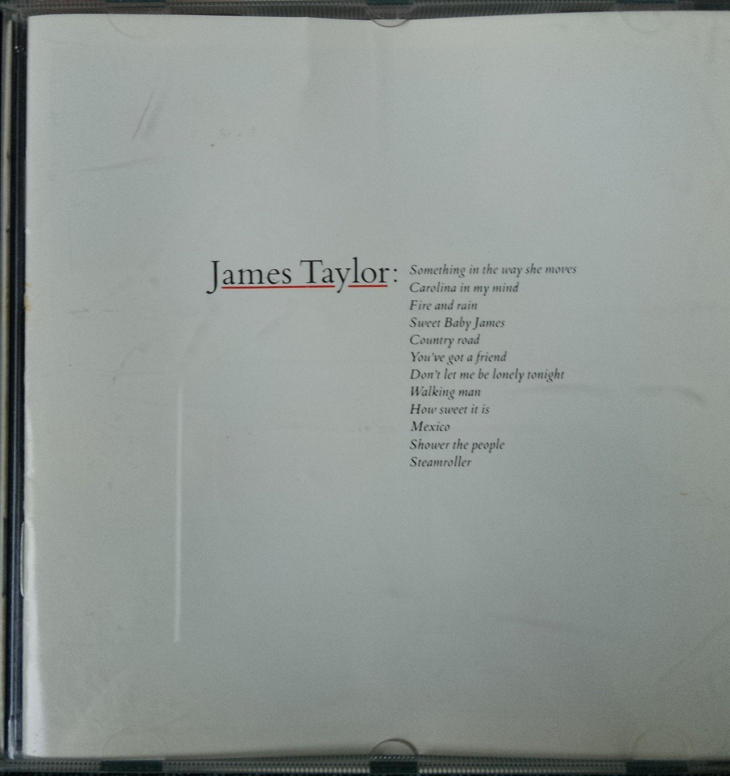 James Taylor - Greatest Hits CD, Ophalen of Verzenden, Gebruikt, Singer-songwriter, Verzamelalbum
