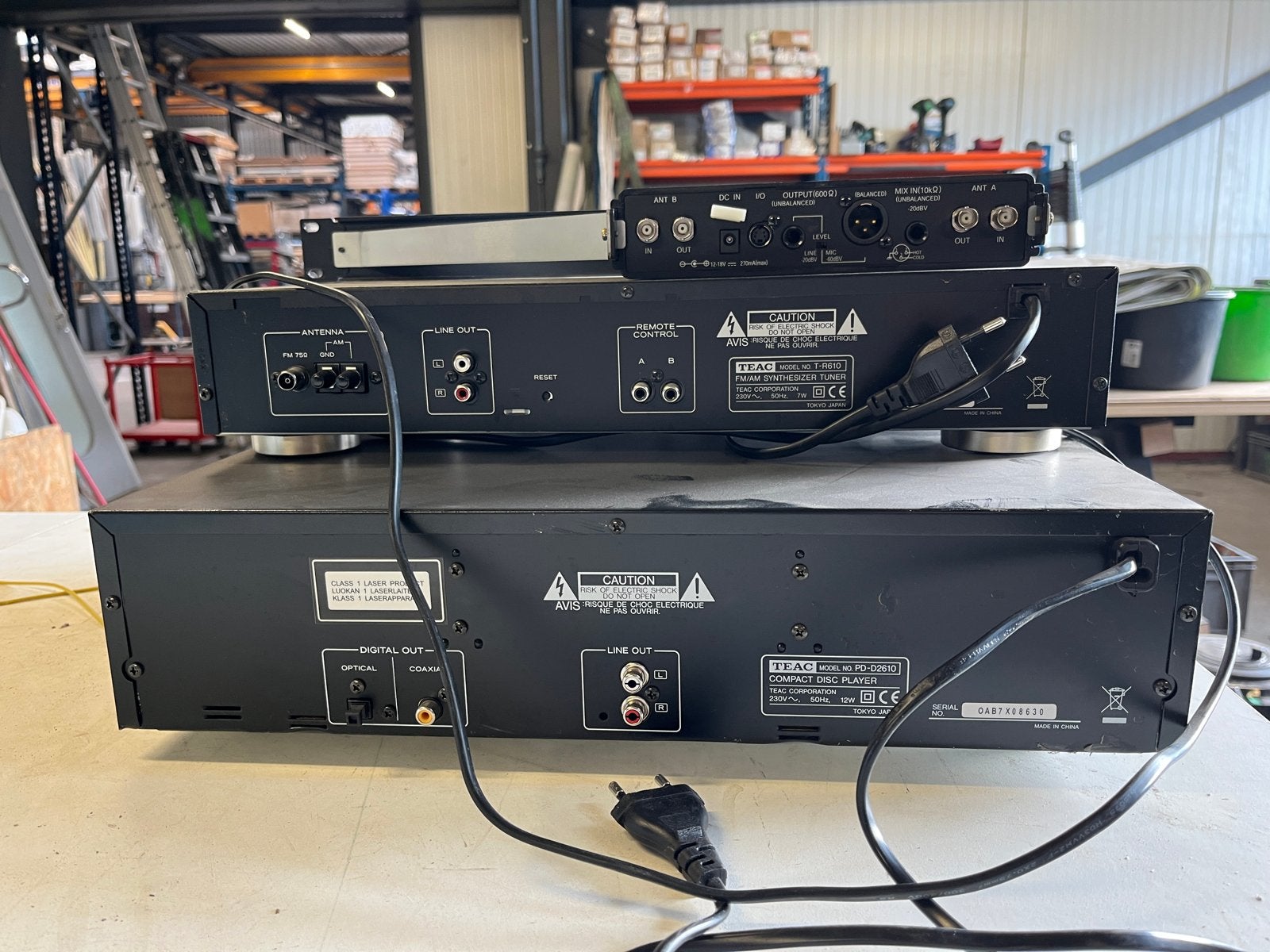 TEAC Stereo Set: Tuner en CD-speler, Gebruikt, Losse componenten, Cd-speler, Ophalen