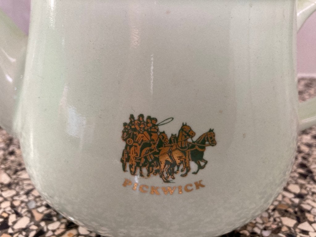 Pickwick theepot mintgroen pastel groen vintage jaren 50, Ophalen of Verzenden