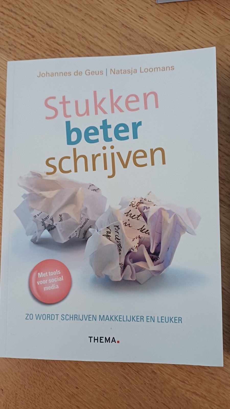 Stukken beter schrijven - Johannes de Geus | Natasja Loomans, Ophalen of Verzenden, Zo goed als nieuw, Johannes de Geus | Natasja Loomans