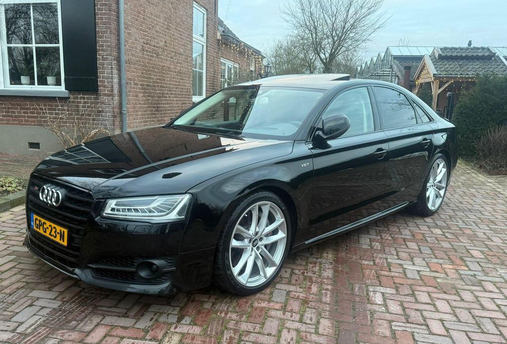Audi A8 4.0 TFSI S8 plus quattro Pro Line+ Nieuwstaat! HUD o, Auto's, Audi, Automaat, Gebruikt, Zwart, Bedrijf