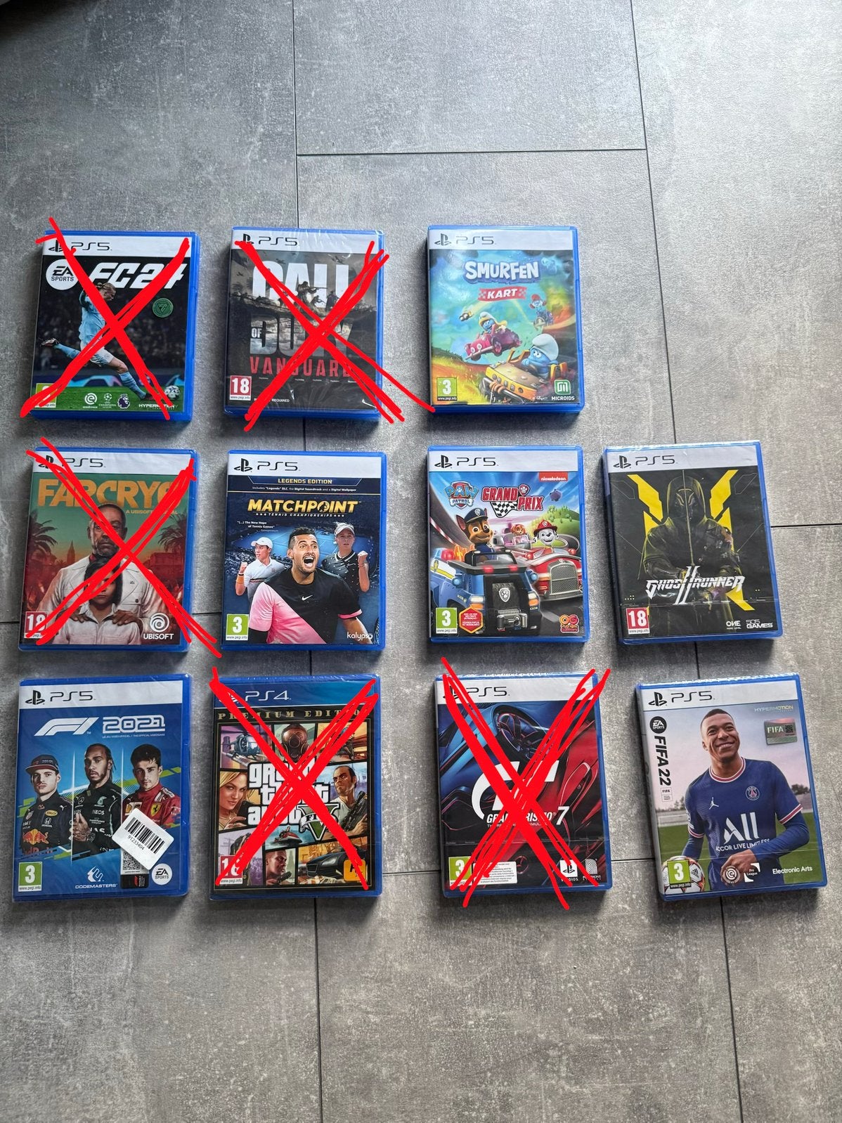 6x ps5 games, Ophalen of Verzenden, Zo goed als nieuw