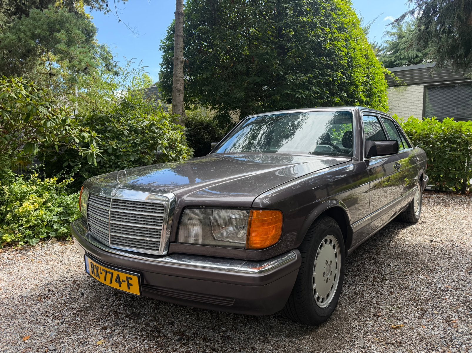 Mercedes W126 300se Bornite/zwart leer 1991 YOUNGTIMER, foto 2