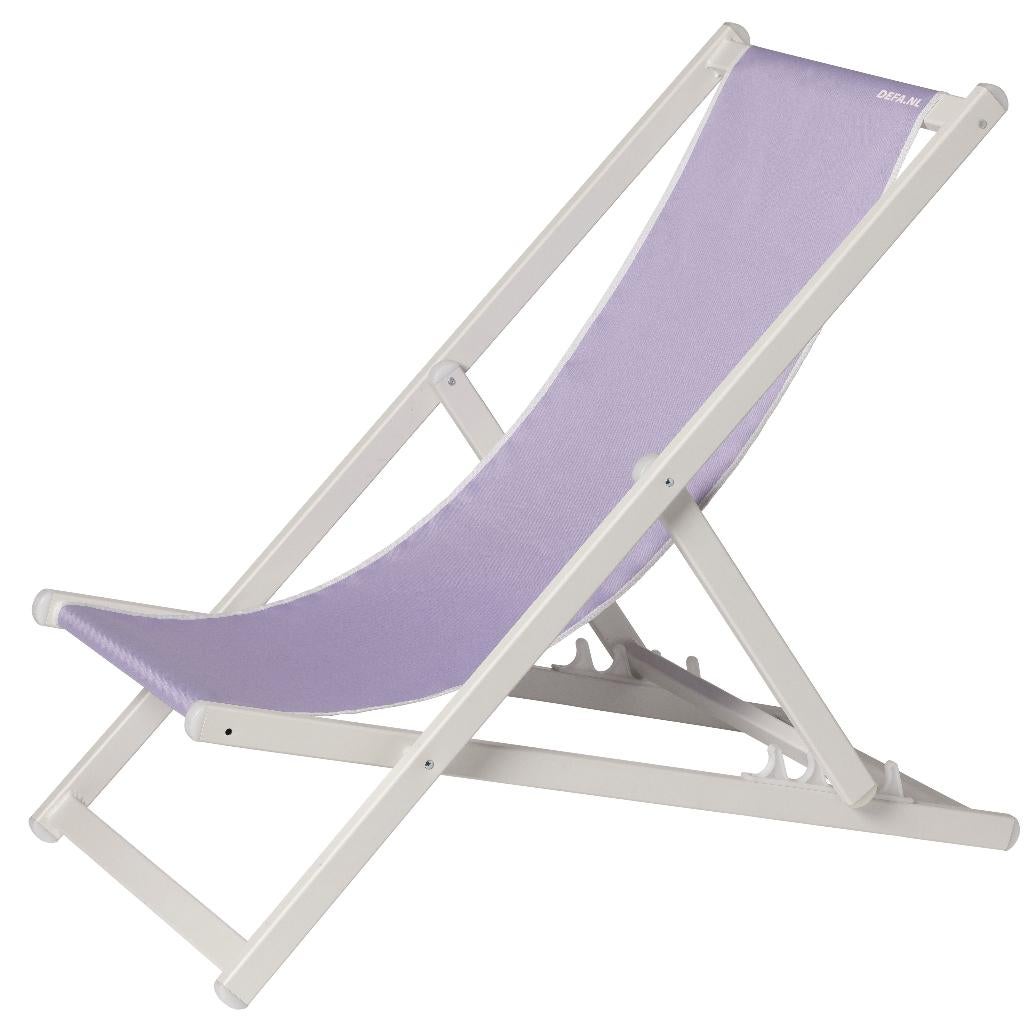 Strandstoel in hippe pasteltint met aluminium frame, Caravans en Kamperen, Kampeermeubelen, Ophalen, Nieuw, Campingstoel