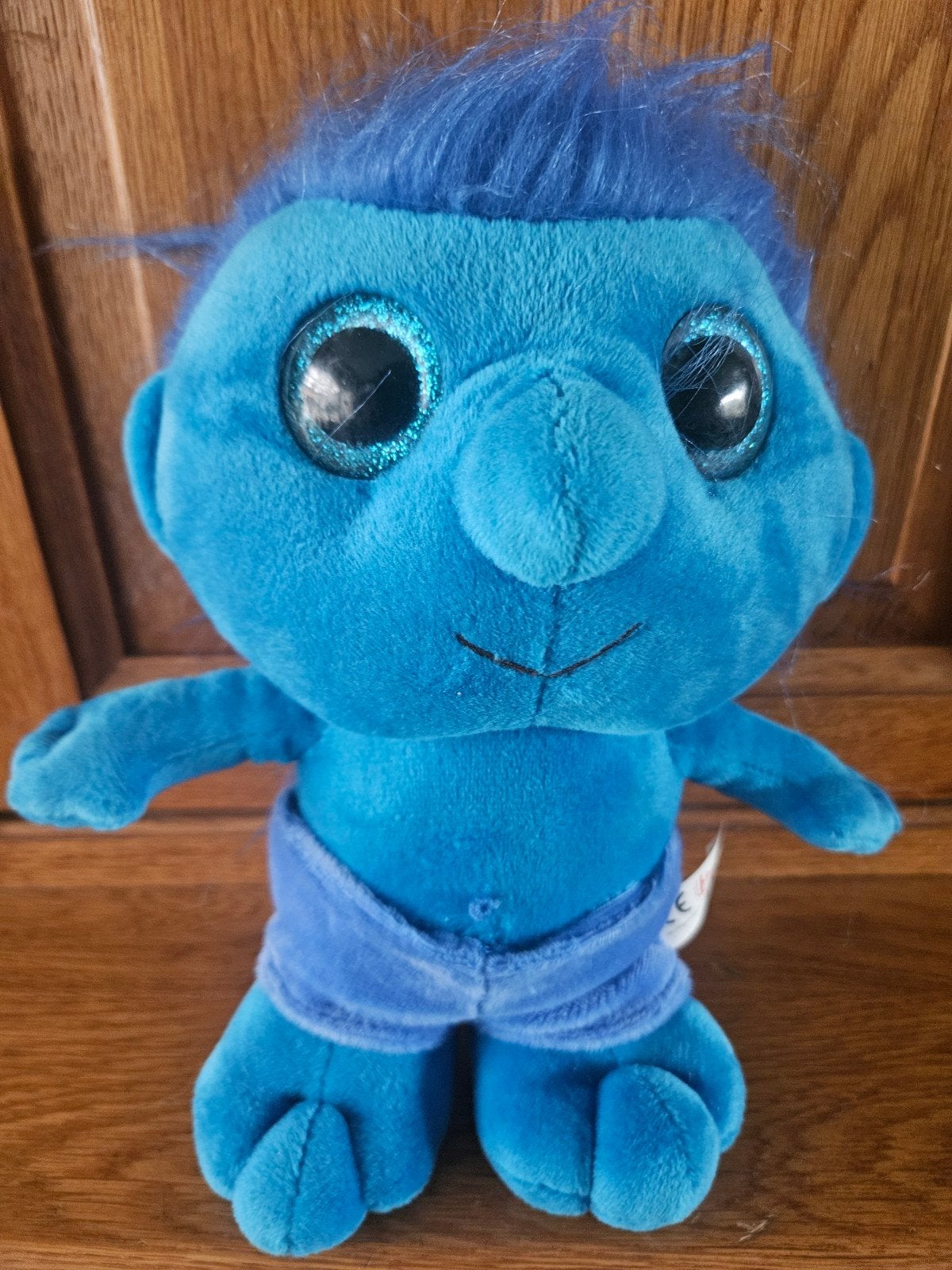 Blauwe knuffel trol - Leuk speelgoed voor kinderen, Overige karakters, Overige typen, Blauw, Nieuw
