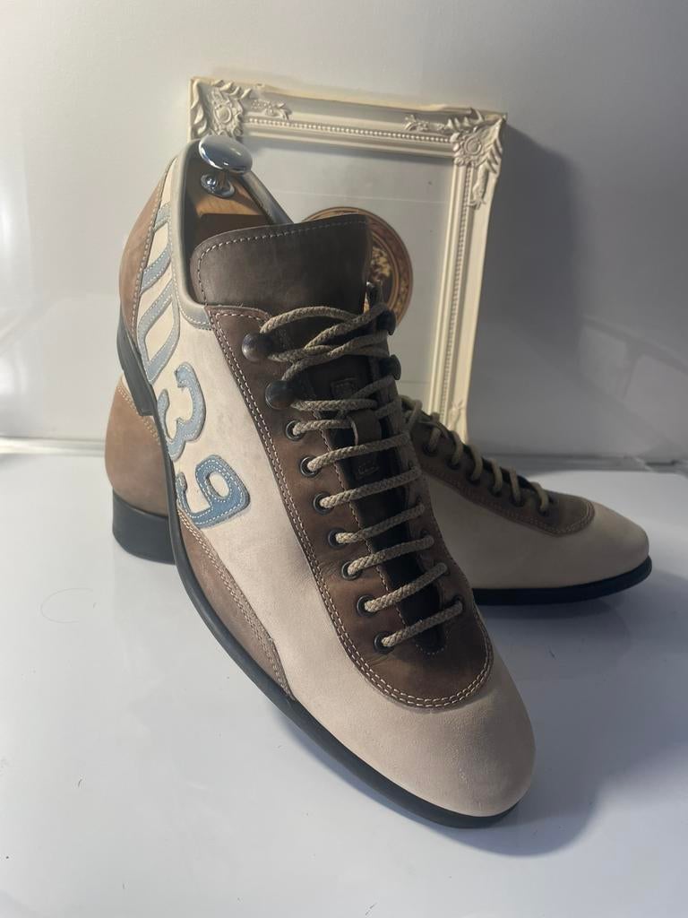 Francesco Benigno 1926 Vintage Leather Casual Shoes, EU 43, Kleding | Heren, Schoenen, Bruin, Ophalen of Verzenden, Zo goed als nieuw