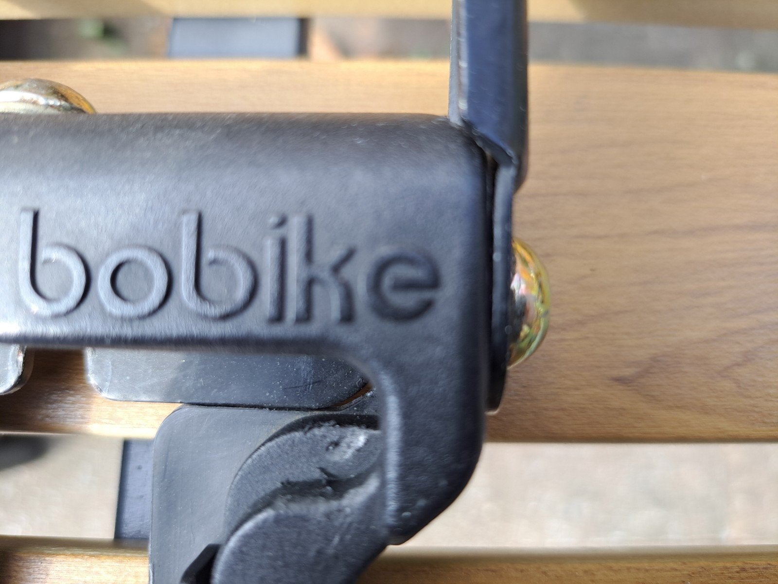 Bobike beugel voor kinderzitje achter op de fiets, Ophalen of Verzenden, Gebruikt, Achterzitje, Bobike