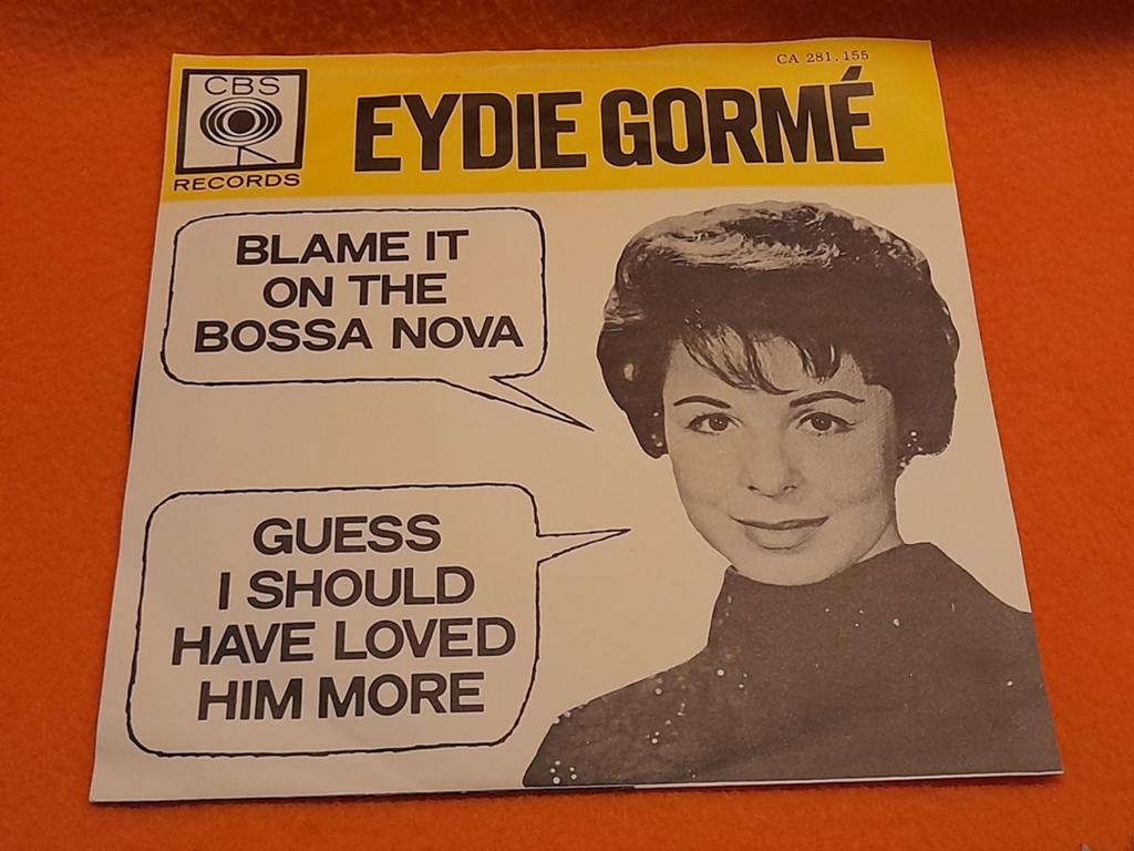 Eydie Gormé - Blame it on the bossa nova (1963), Cd's en Dvd's, Vinyl Singles, Latin en Salsa, Gebruikt, Originele persing, 7 inch