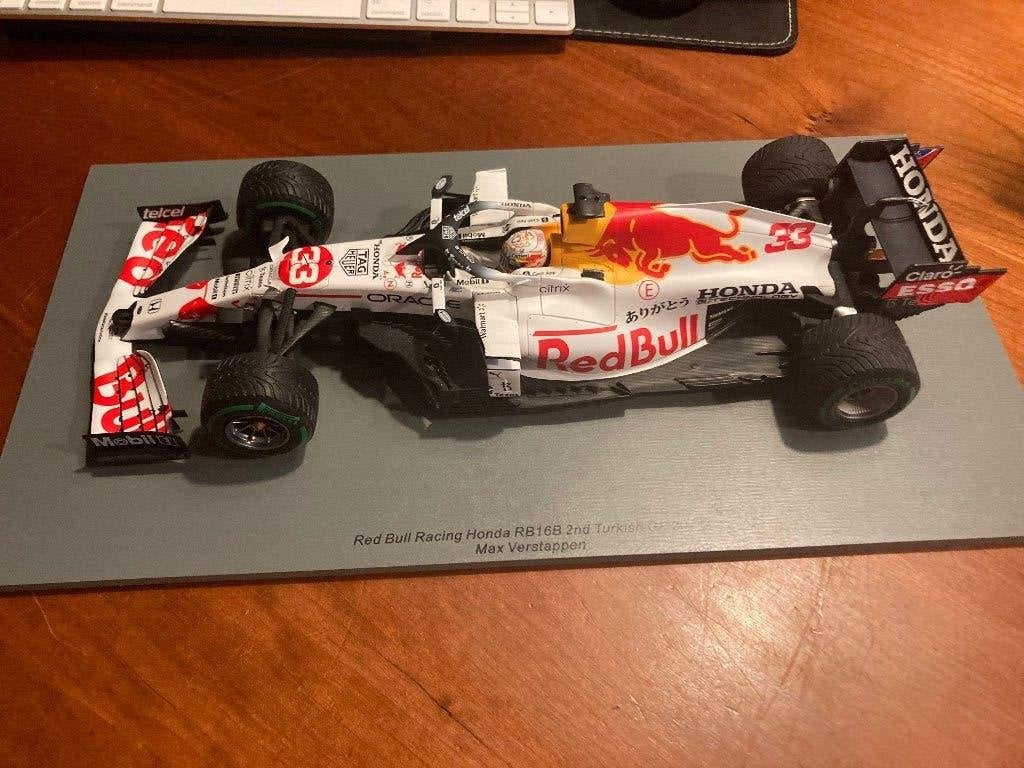 Verstappen RB16B Turkije, Ophalen of Verzenden, Zo goed als nieuw, Auto, Overige merken