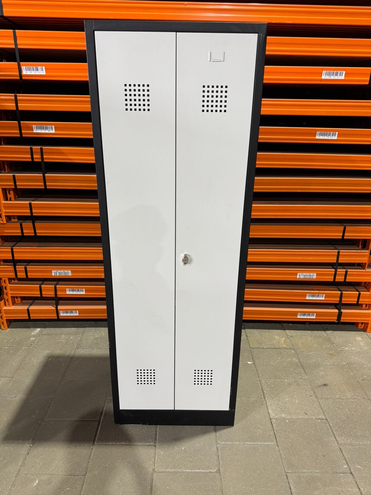 2-deurs metalen lockerkasten hang en leggedeelte 180x62x50cm, Ophalen, Gebruikt