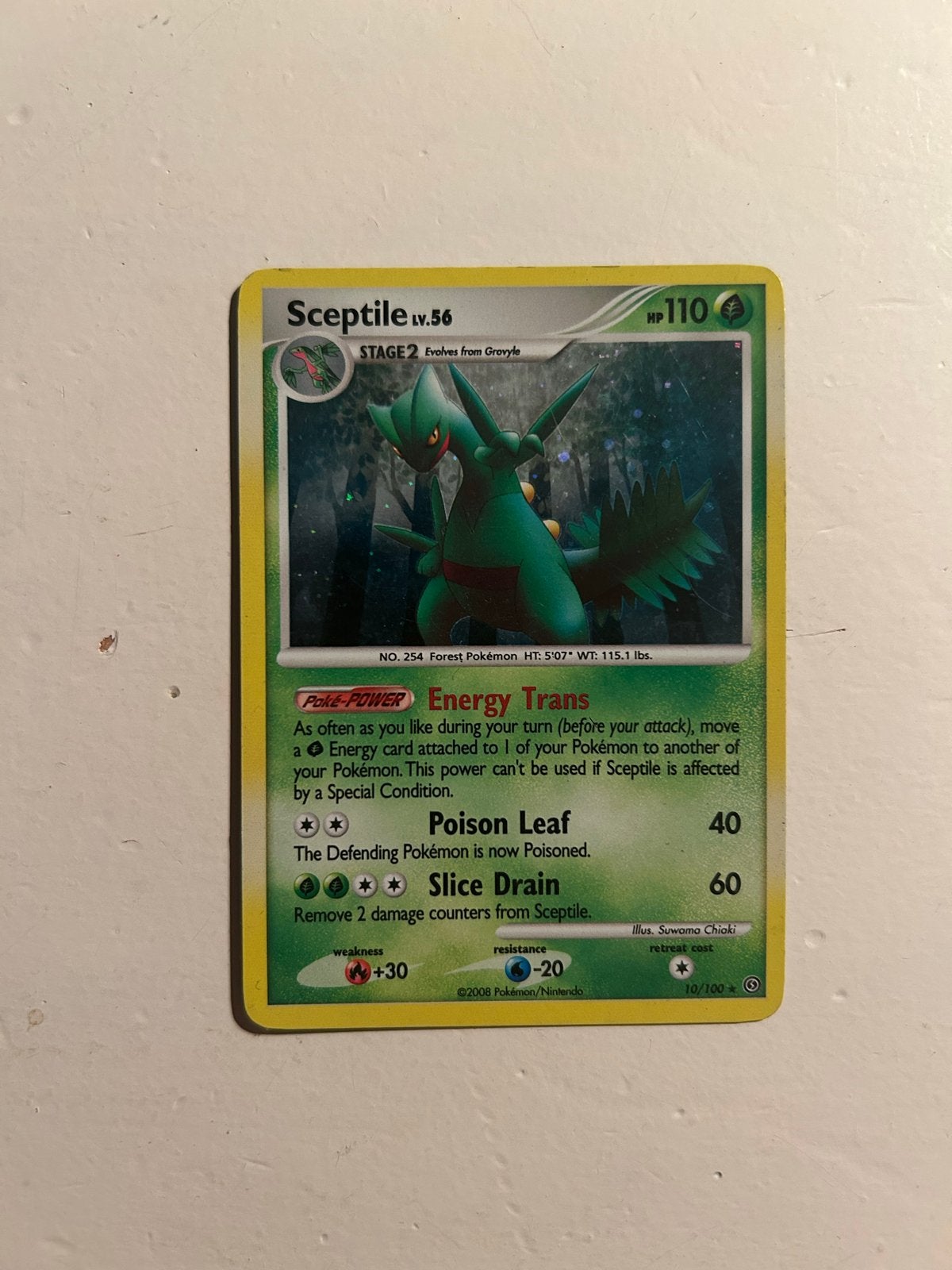 Pokémon Kaart Sceptile LV.56 HP110, Verzenden, Gebruikt, Losse kaart