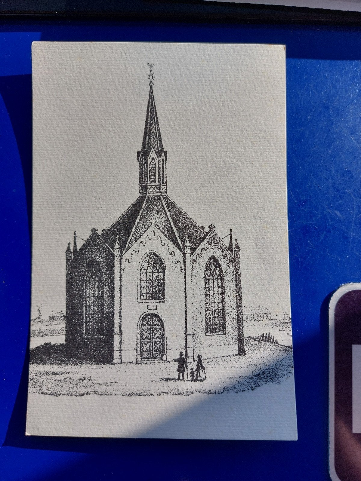 Ansichtkaart Koepelkerk Alblasserdam (1854-1898), Verzamelen, Ophalen of Verzenden, Voor 1920, Ongelopen, Zuid-Holland