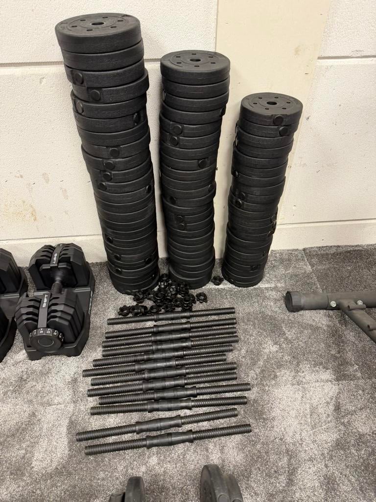 Fitnes apparaten, Sport en Fitness, Ophalen of Verzenden, Gebruikt, Armen, Dumbbell