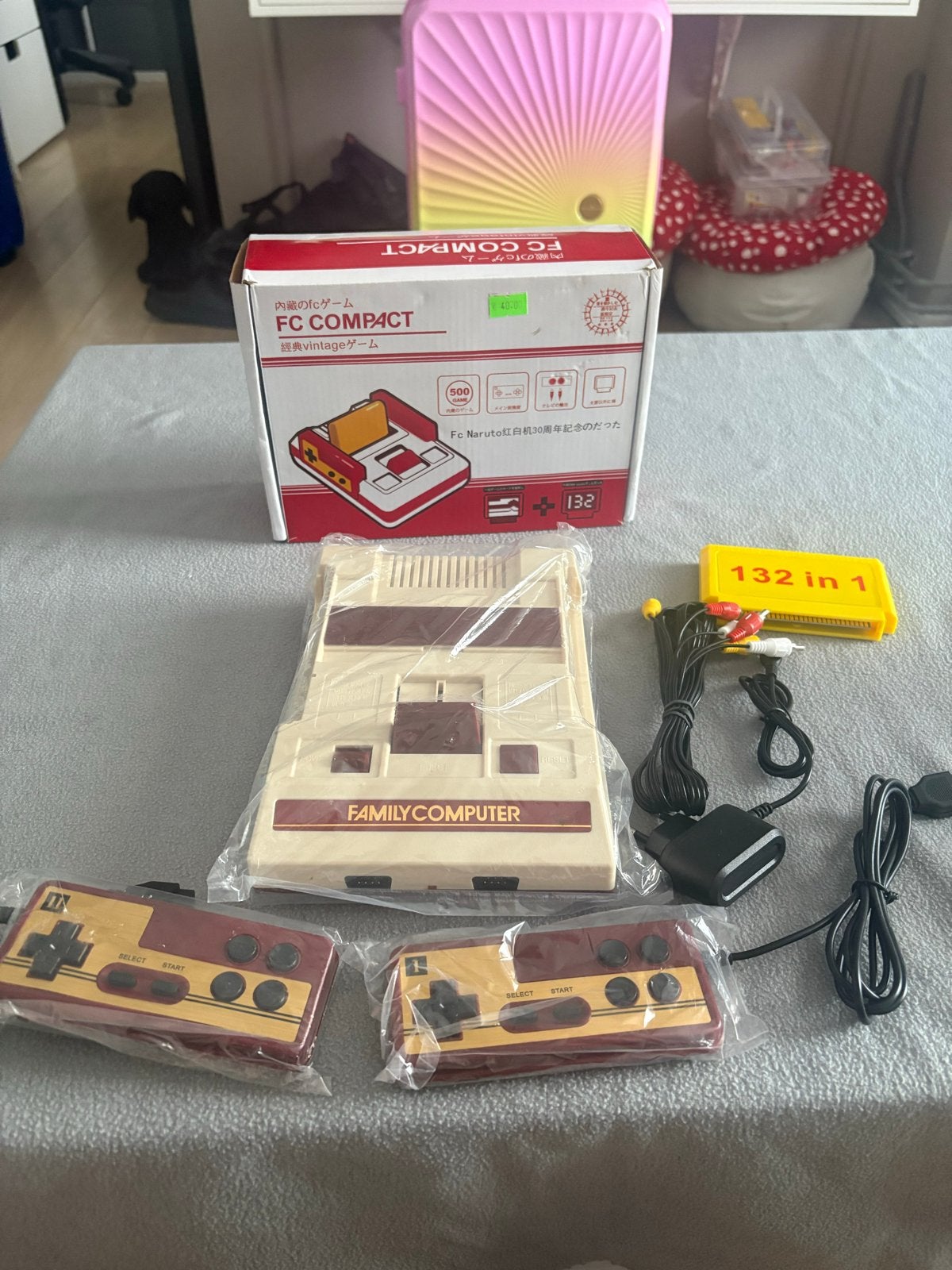 FC Compact Family Computer Retro Gaming Console 132-in-1, Ophalen of Verzenden, Geen, Geen, Geen
