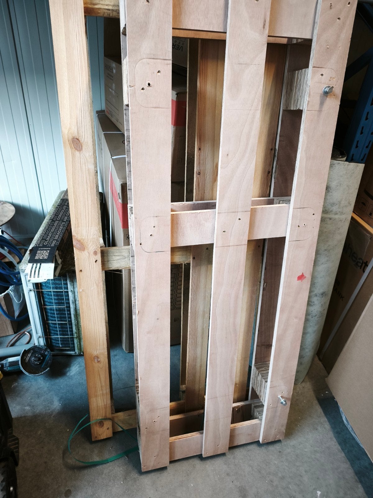 Gratis af te halen in Groningen: houten pallets ., Ophalen, Gebruikt, 25 tot 50 mm, Pallet