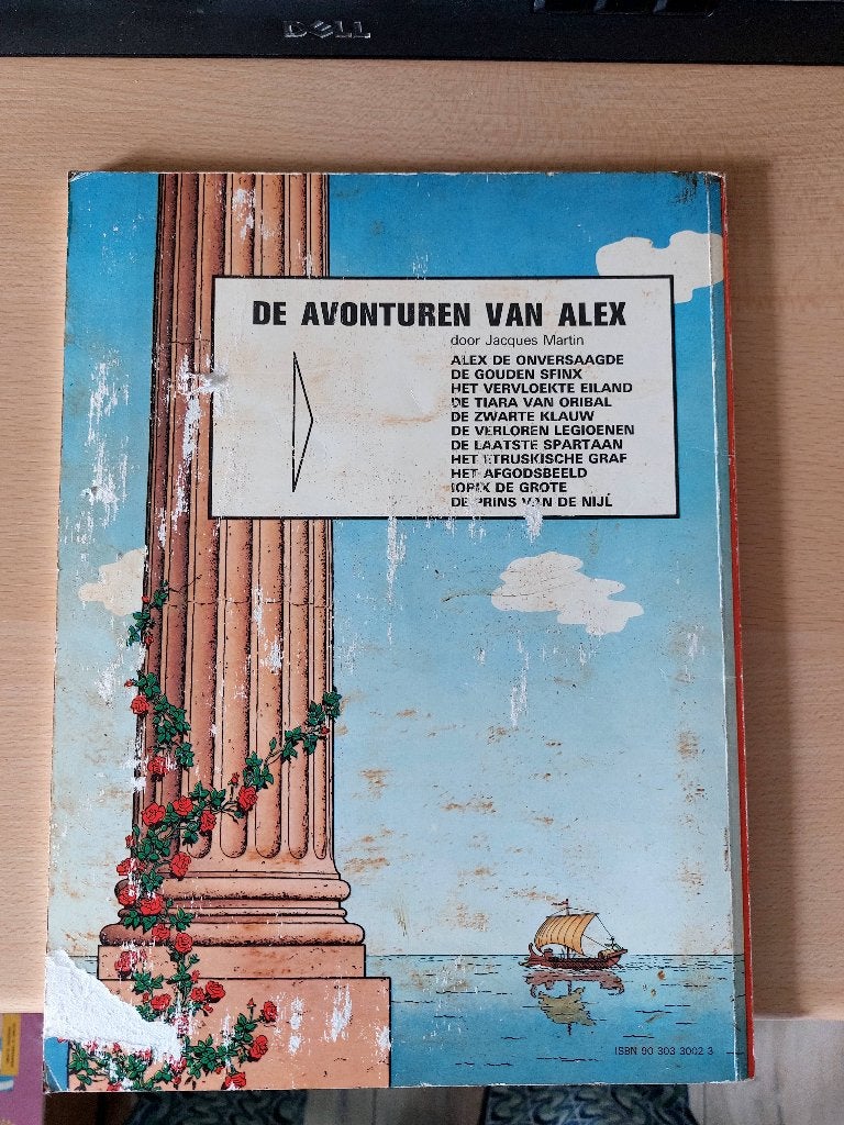 Strip Alex de onversaagde, Eén stripboek, Jacques Martin, Ophalen, Gelezen