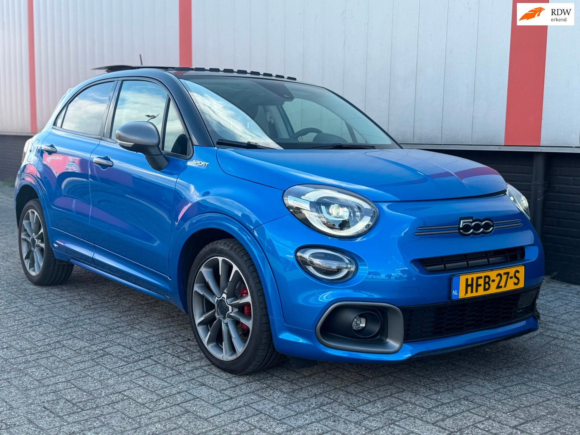 Fiat 500 X 1.0 FireFly Turbo 120 Sport PANO, Blauw, Handgeschakeld, SUV of Terreinwagen, 999 cc