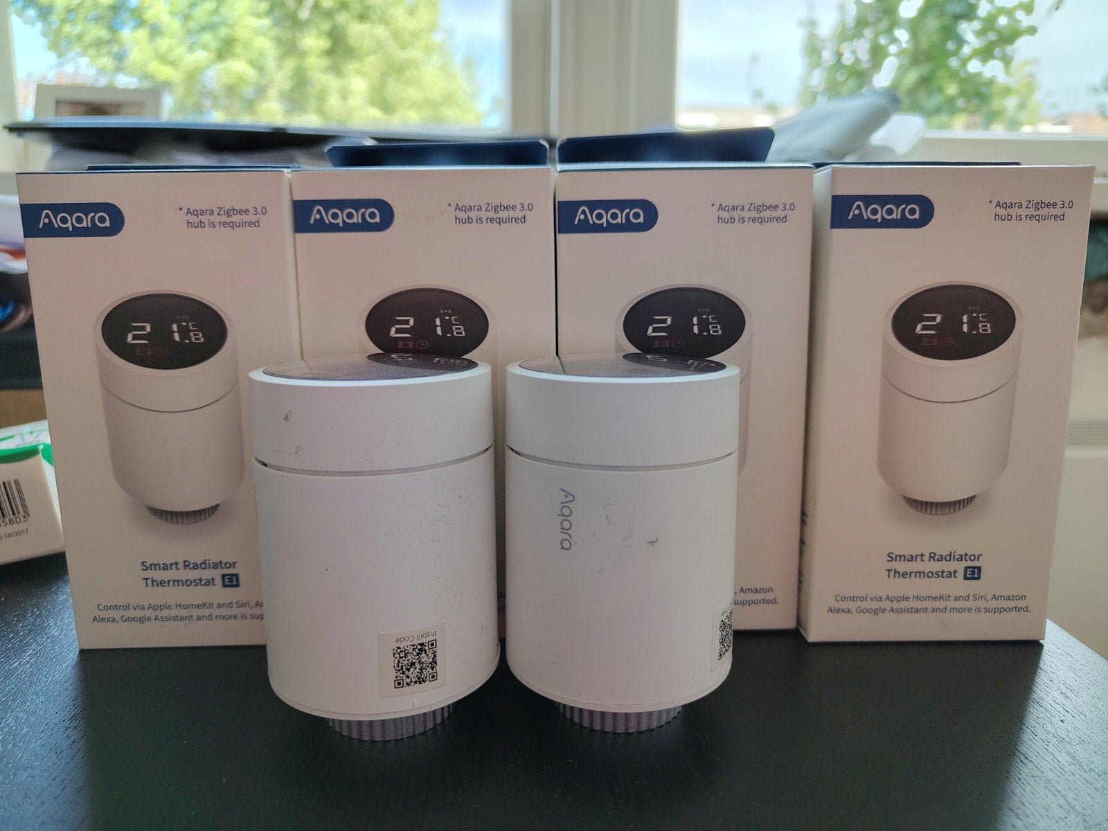 Aqara Smart Radiator Thermostat E1 - Zigbee 3.0, Thermostaat, Minder dan 30 cm, Nieuw, Minder dan 60 cm