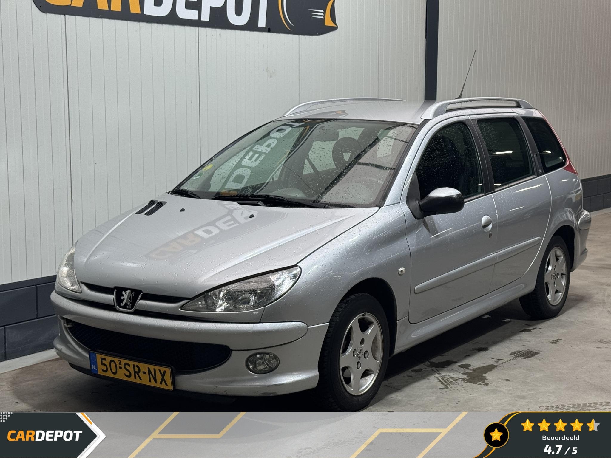 Peugeot 206 SW 1.4 Air-line 3 Airco Vol Jaar APK, Voorwielaandrijving, Stof, 4 cilinders, Origineel Nederlands