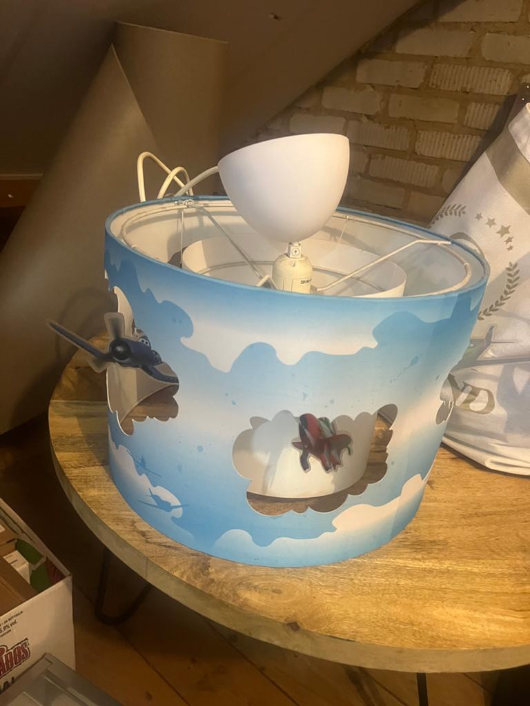 Kinderlamp planes, Ophalen, Gebruikt, Rechthoekig, Minder dan 25 cm
