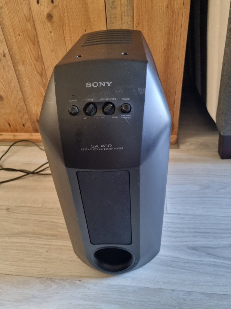Sony SA-W10 actieve subwoofer, Audio, Tv en Foto, Luidsprekers, Gebruikt, Subwoofer, Ophalen of Verzenden, Minder dan 60 watt