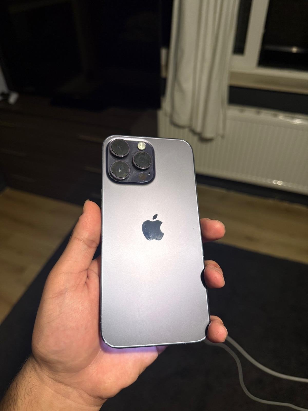 iPhone 14 Pro Max 256GB Deep Purple - Zo goed als nieuw, Telecommunicatie, Mobiele telefoons | Apple iPhone, Paars, Zo goed als nieuw