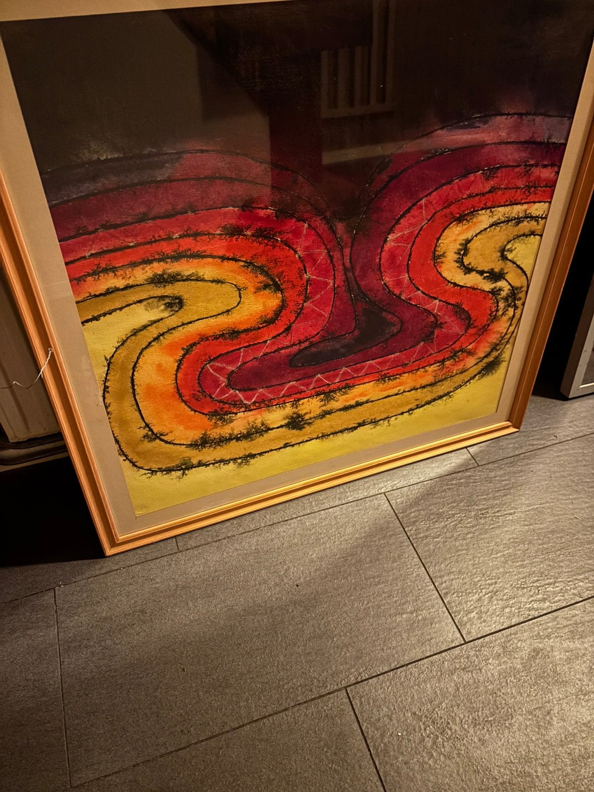 Schilderij kees rademaker, Ophalen