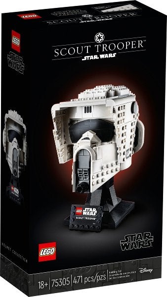 Lego Star Wars Scout Trooper Helmet nr 75305, Lego, Lego, Star Wars, Lego