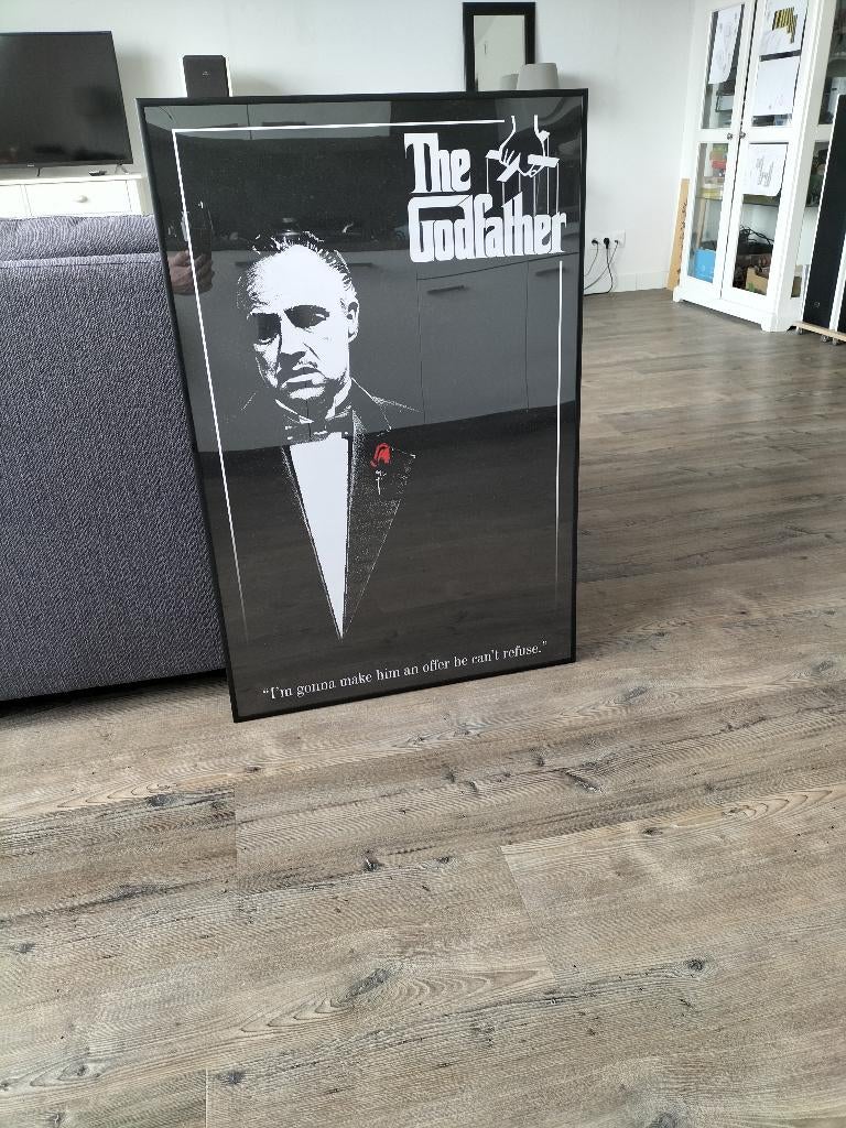Poster The Godfather, Ophalen, Rechthoekig Staand, Met lijst, Nieuw