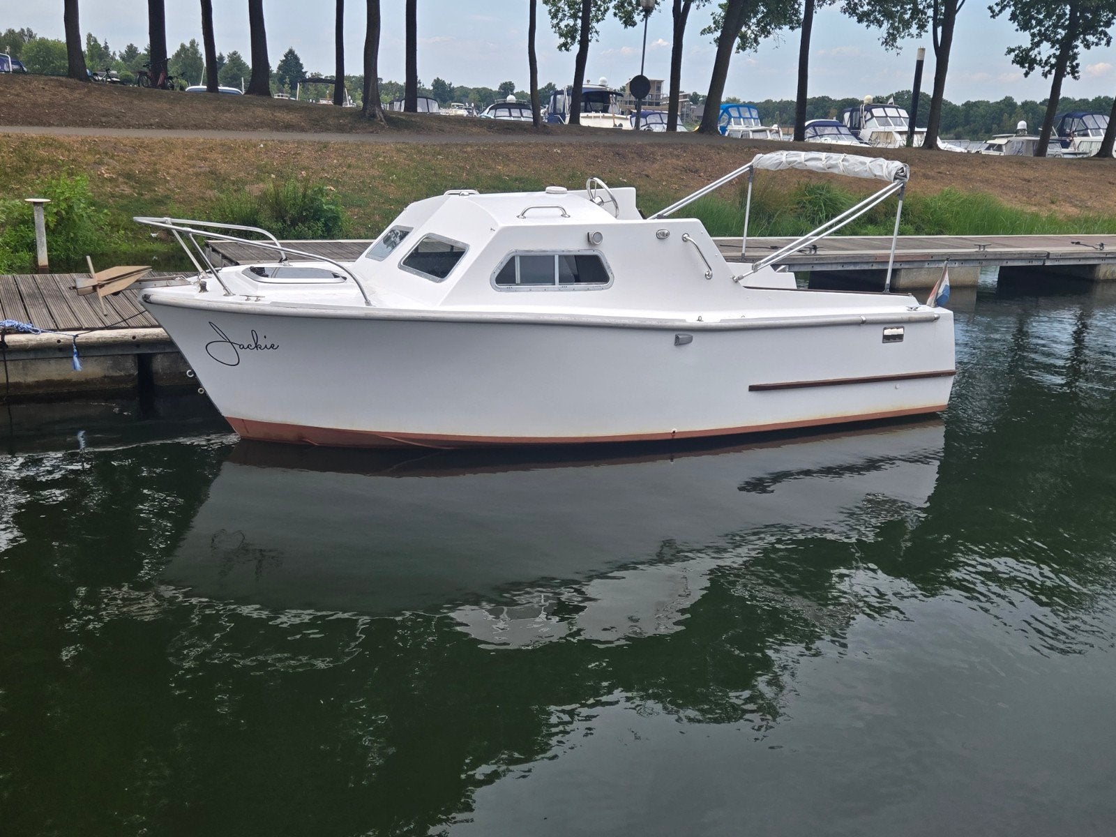 Mooie Kajuitboot 'Jackie' met Yamaha buitenboordmotor, Watersport en Boten, Motorboten en Motorjachten, Overige merken, Gebruikt