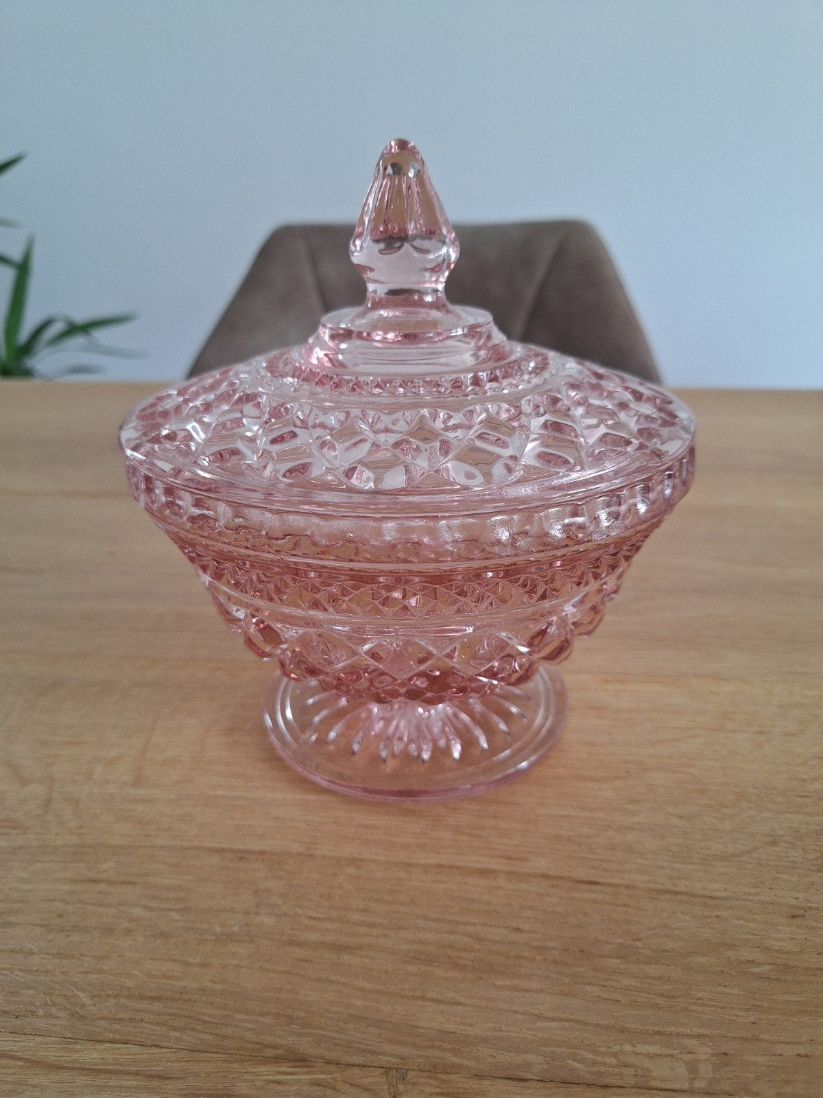 Bonbon schaal, Ophalen