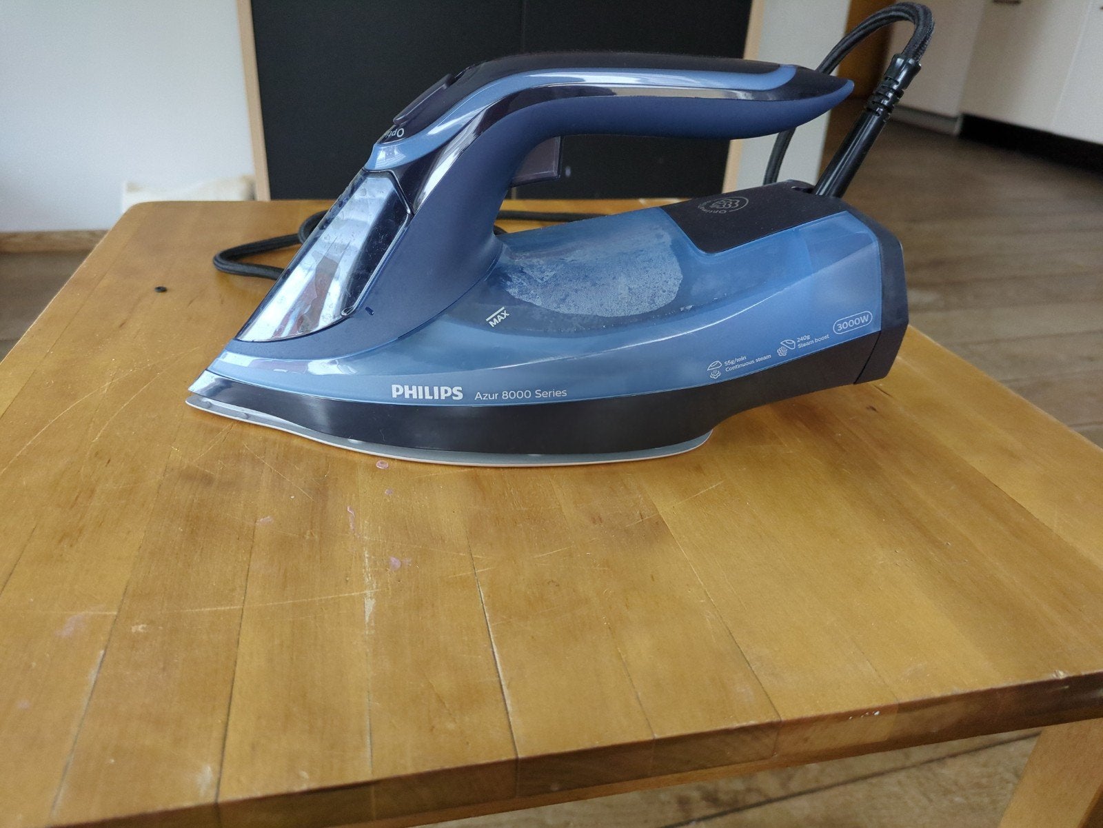 Philips Azur 8000 series strijkijzer - Krachtig en snel, Ophalen, Gebruikt, Strijkijzer met snoer
