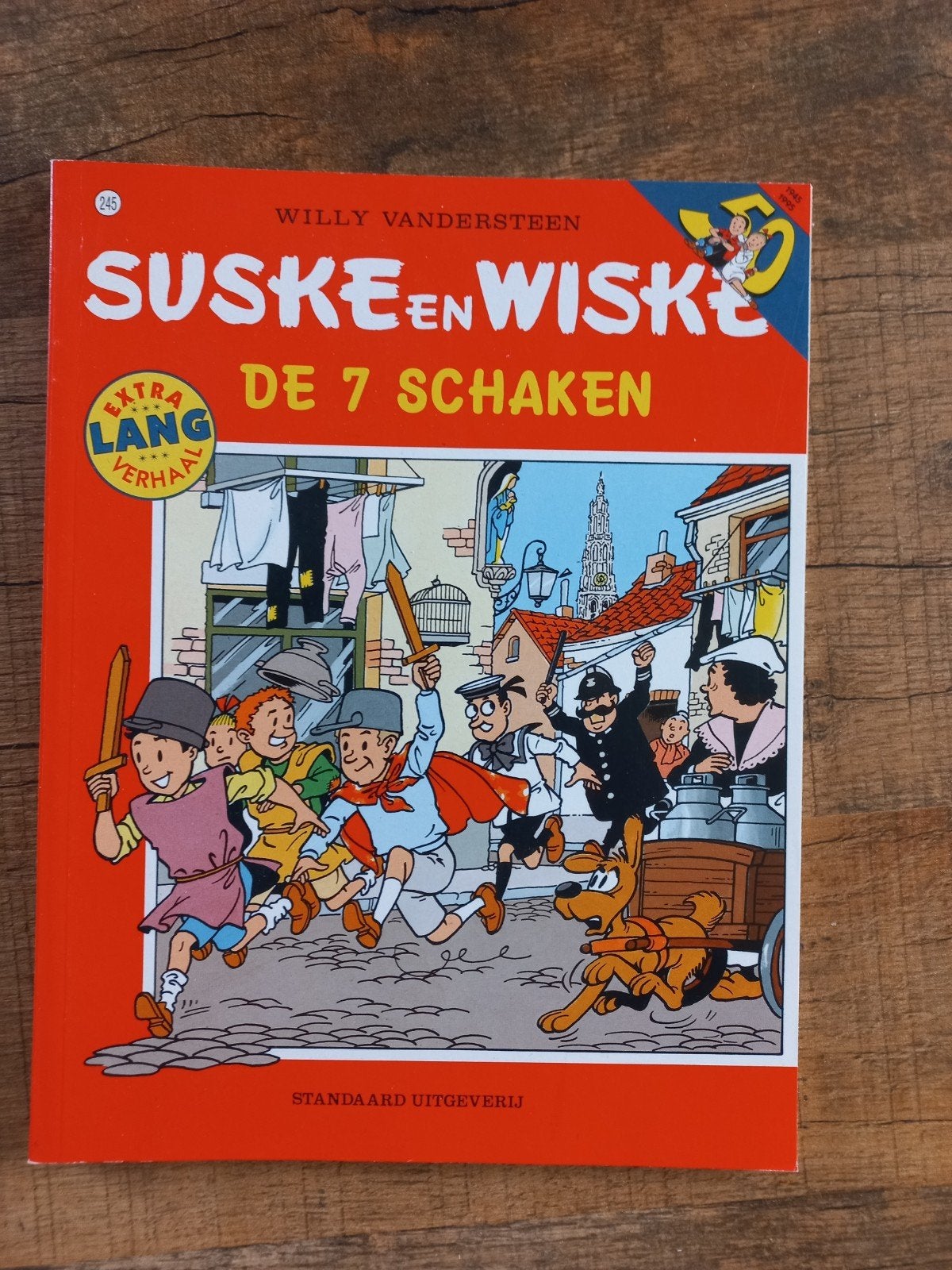 Willy Vandersteen - De 7 Schaken, Boeken, Gelezen, Willy Vandersteen, Eén stripboek, Ophalen of Verzenden